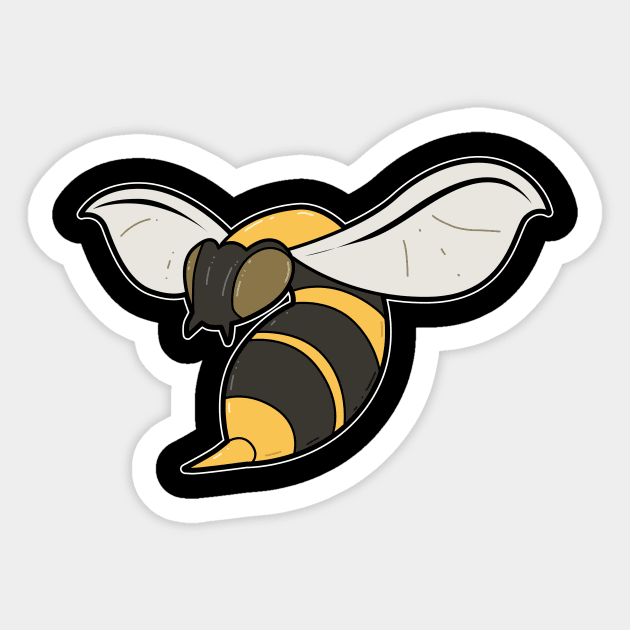 Dangerous Hornet Sticker by Imutobi